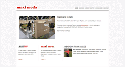 Desktop Screenshot of maximoda.pl